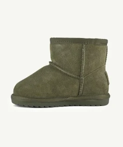 Bottines fourrées kaki