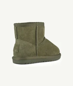 Bottines fourrées kaki