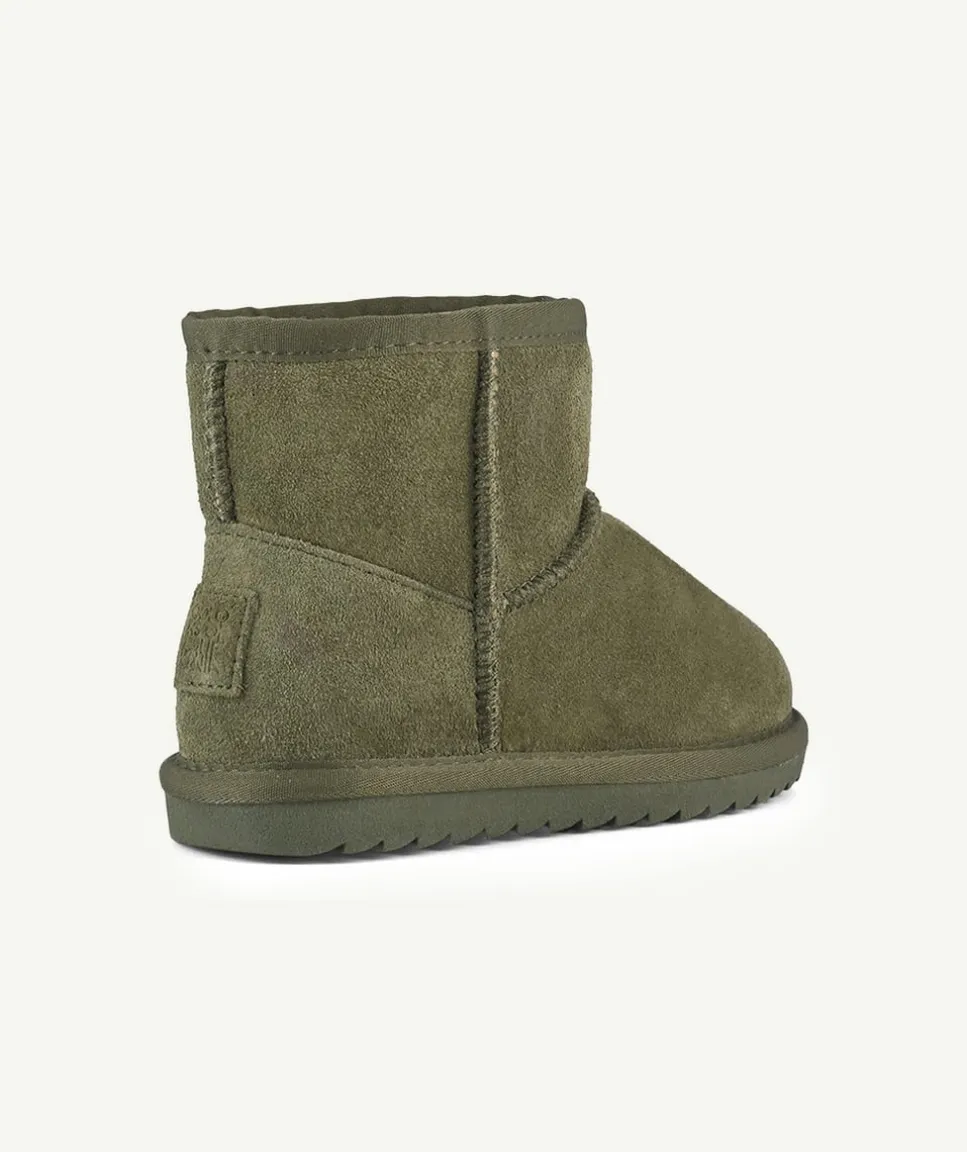 Bottines fourrées kaki