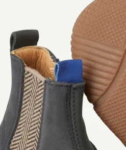 Bottines jakar élastique bleu marine bébé garçon