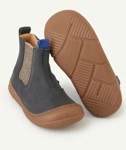 Bottines jakar élastique bleu marine bébé garçon