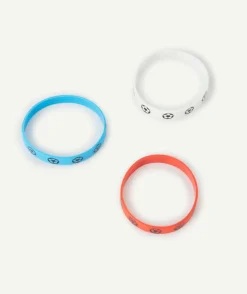 Bracelet bleu blanc et rouge football