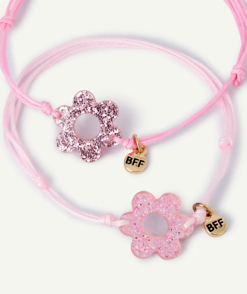 Bracelets bff fille rose