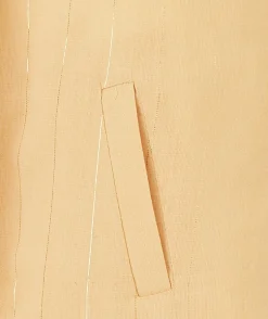 Cardigan bébé fille sans manches jaune rembourré