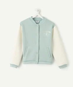 Cardigan fille bicolore