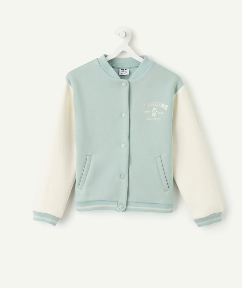 Cardigan fille bicolore