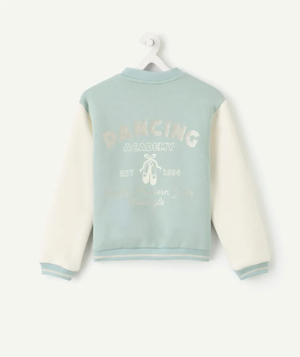 Cardigan fille bicolore
