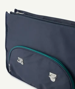 Cartable garçon bleu imprimé football