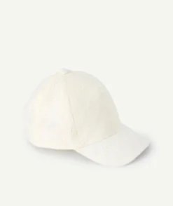 Casquette bébé fille broderie anglaise blanche