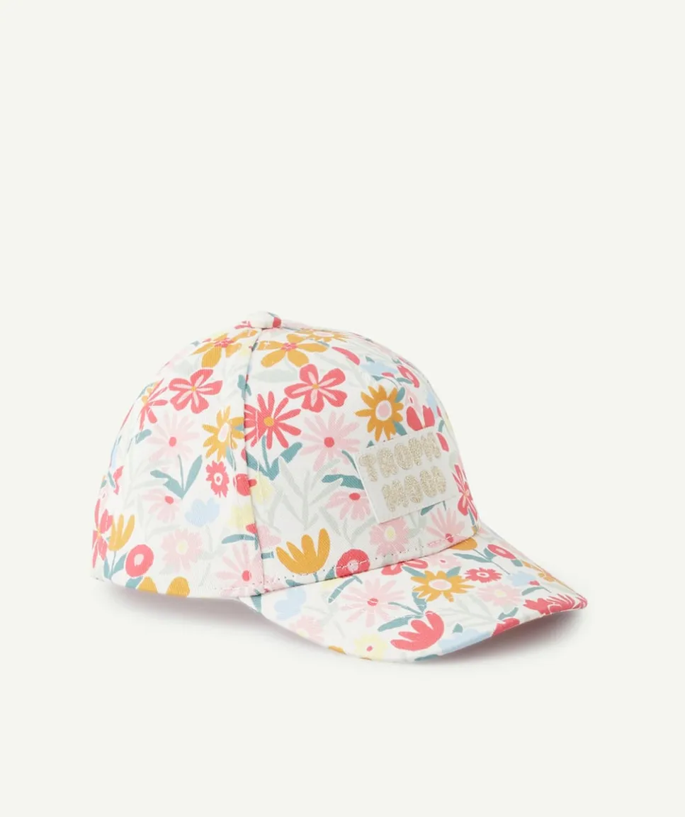 Casquette bébé fille imprimé floral