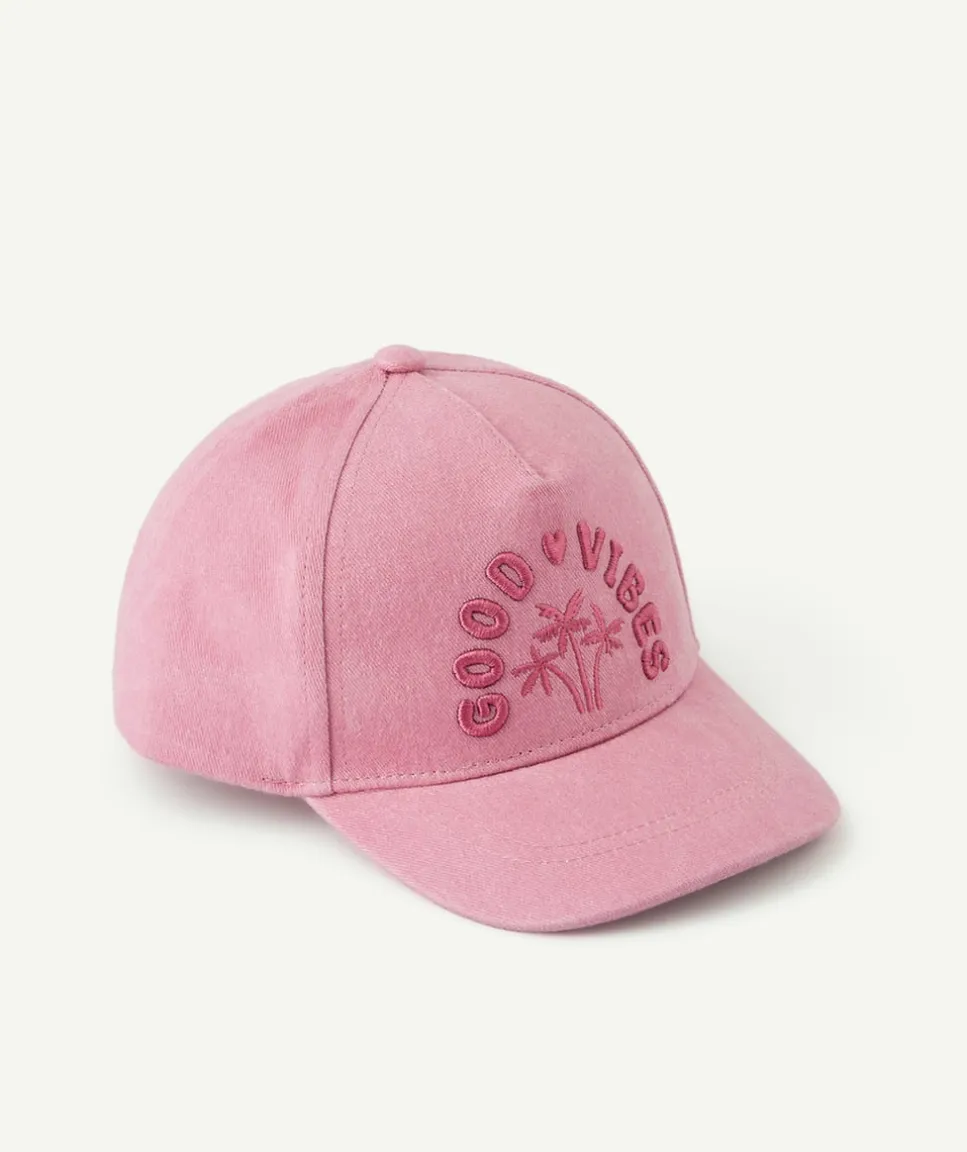 Casquette bébé fille rose