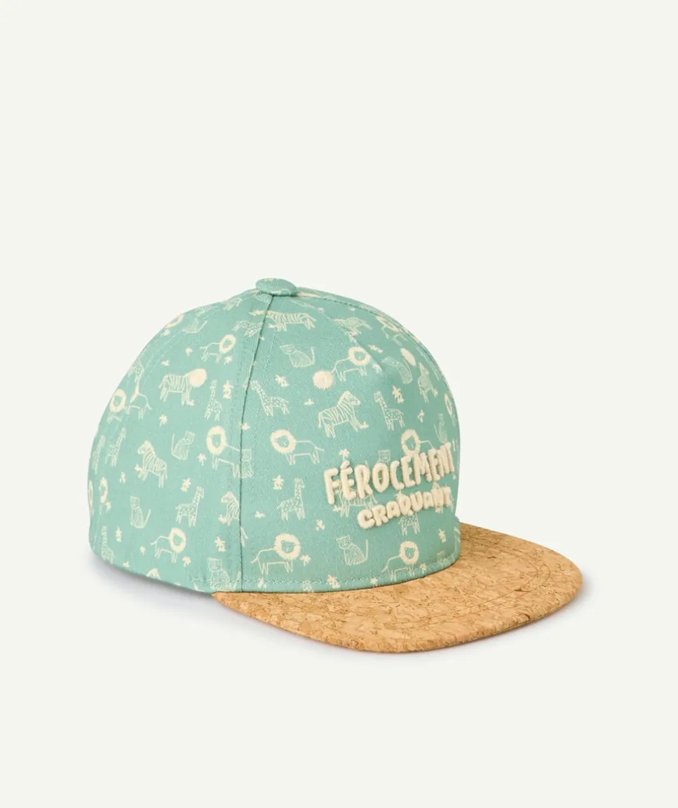 Casquette bébé garçon avec motif et visière en liège