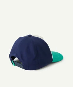 Casquette bébé garçon colorée avec motif en relief