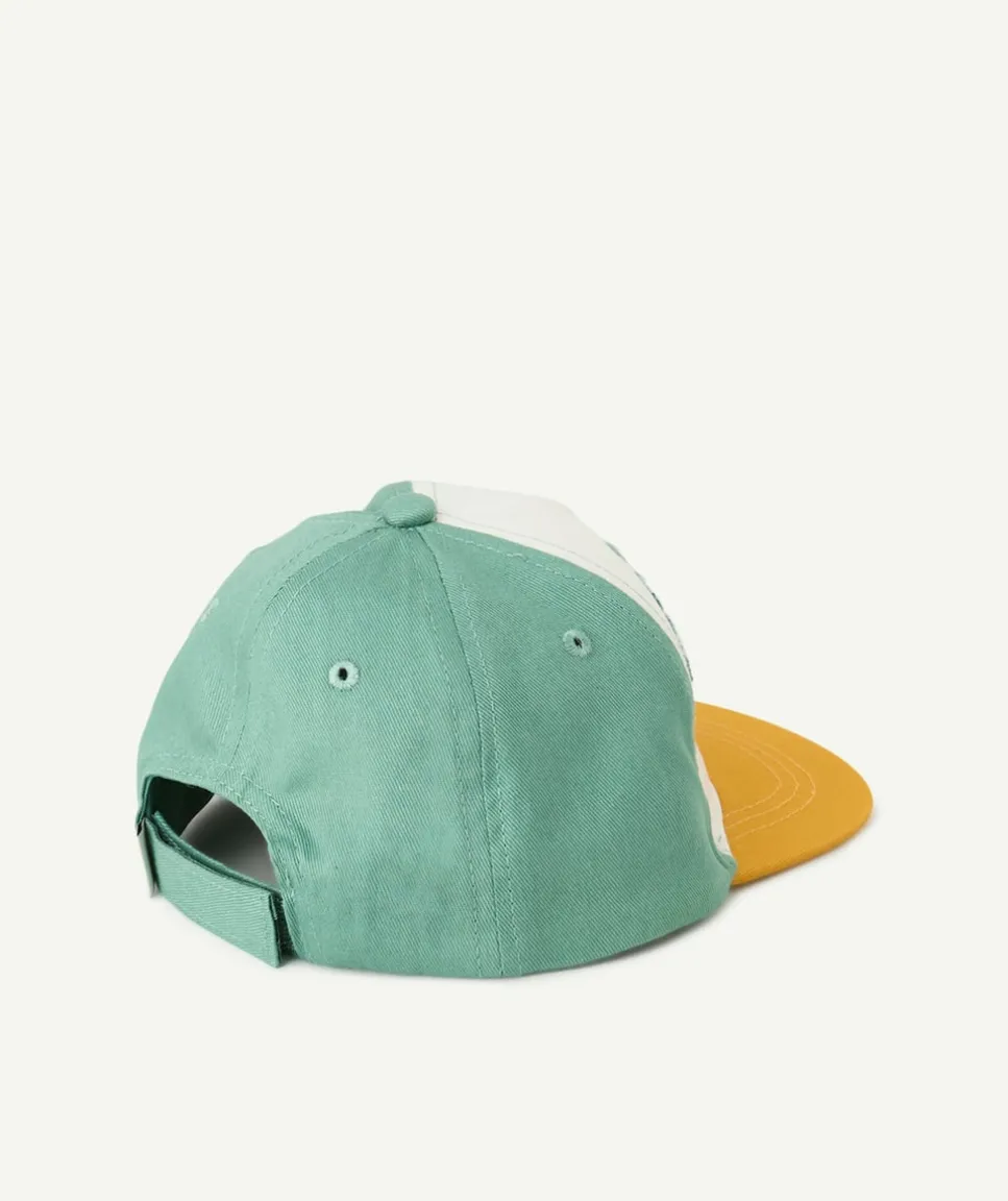 Casquette bébé garçon en coton coloré avec bouclettes