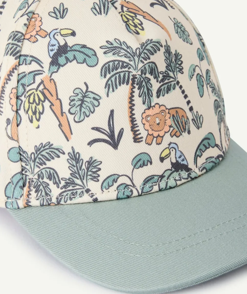 Casquette bébé garçon imprimé jungle
