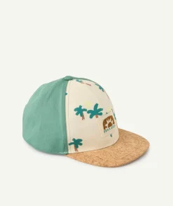 Casquette bébé garçon imprimé palmier effet liège
