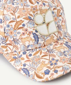 Casquette fille imprimée florale