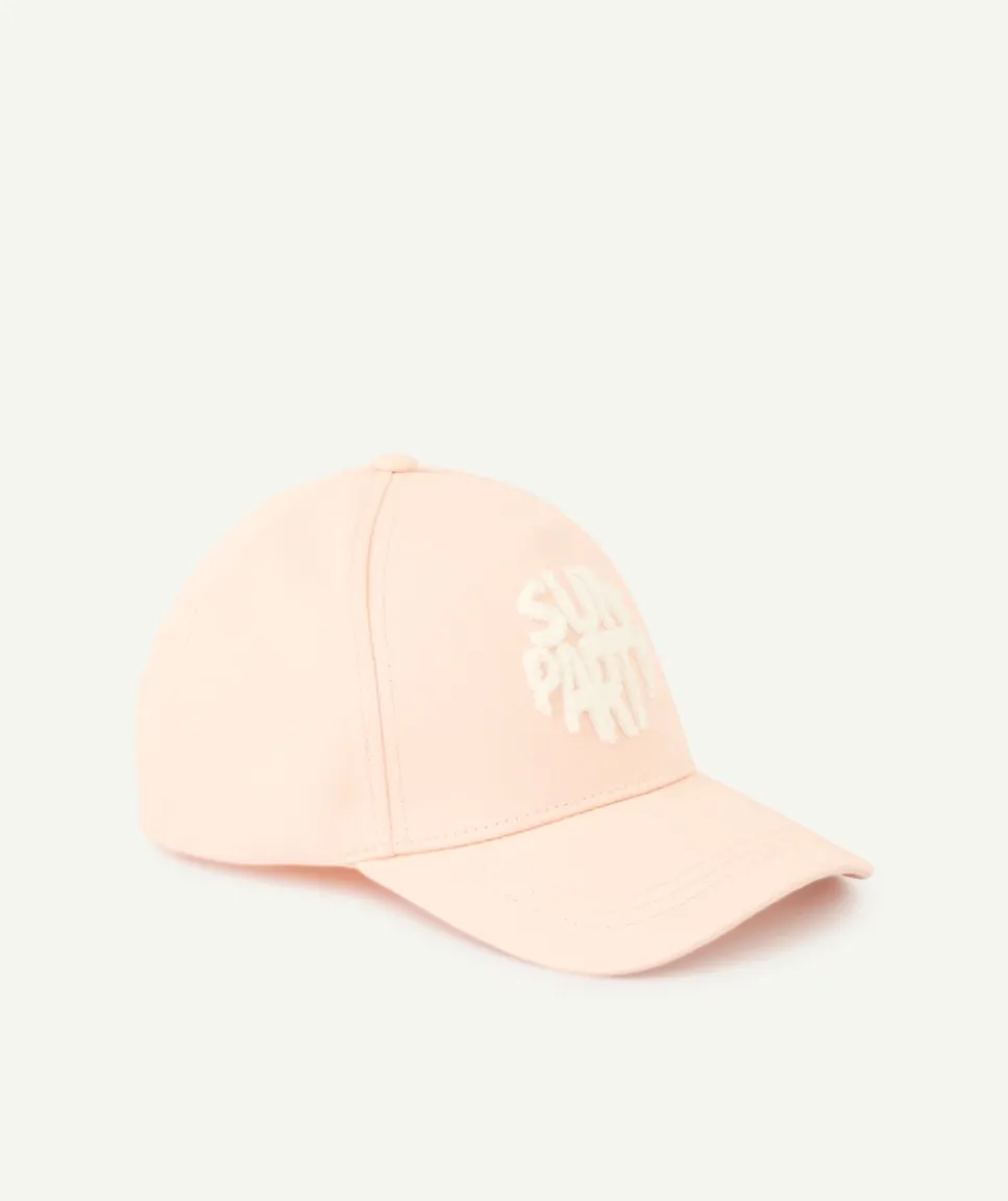 Casquette fille rose