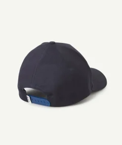 Casquette garçon bleu marine brodée