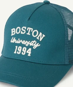 Casquette garçon bleu roi thème boston