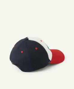 Casquette garçon colorblock imprimée