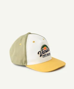 Casquette garçon en coton imprimée venice