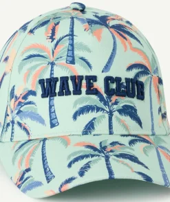 Casquette garçon imprimée palmier