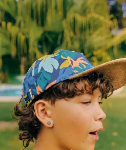 Casquette garçon imprimé tropical