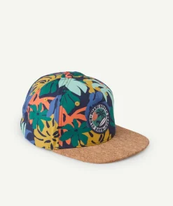 Casquette garçon imprimé tropical