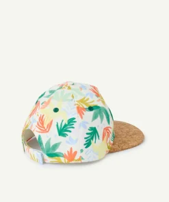 Casquette garçon imprimé tropical