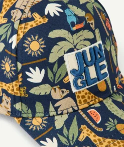 Casquette garçon jungle imprimé