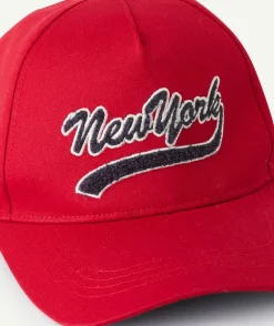 Casquette garçon rouge new york