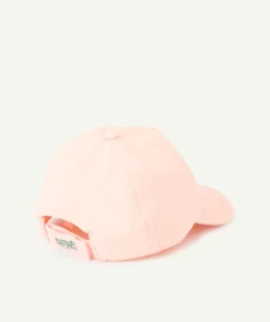 Casquette happy bébé fille rose