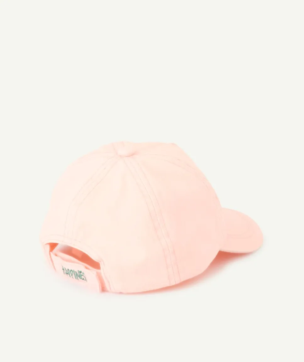 Casquette happy bébé fille rose