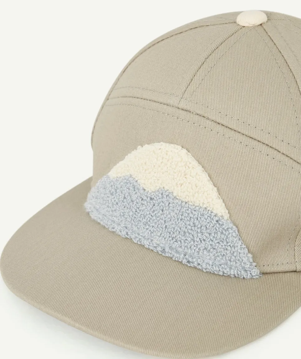 Casquette montagne en coton bio verte