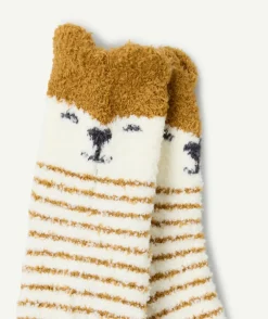 Chaussettes antidérapantes bébé garçon motif animal