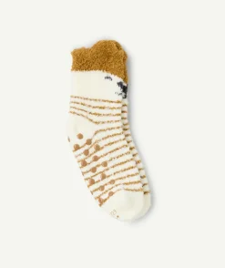 Chaussettes antidérapantes bébé garçon motif animal