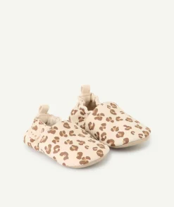 Chaussons bébé fille imprimé léopard