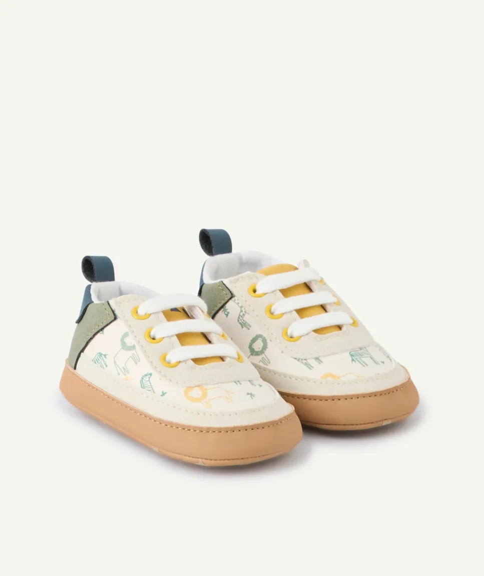 Chaussons bébé garçon avec imprimé animaux