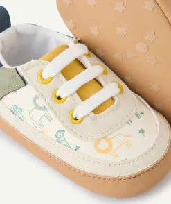 Chaussons bébé garçon avec imprimé animaux