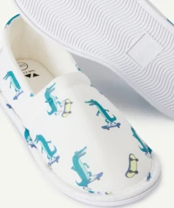 Chaussons enfant imprimé crocodiles