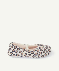 Chaussons fille imprimé léopard