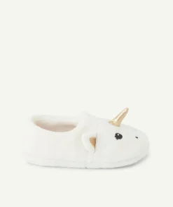 Chaussons fille licorne