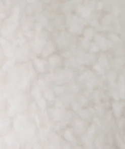 Chaussons montants bébé garçon en sherpa écru au motif renard