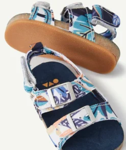 Chaussons style sandales bébé garçon imprimés