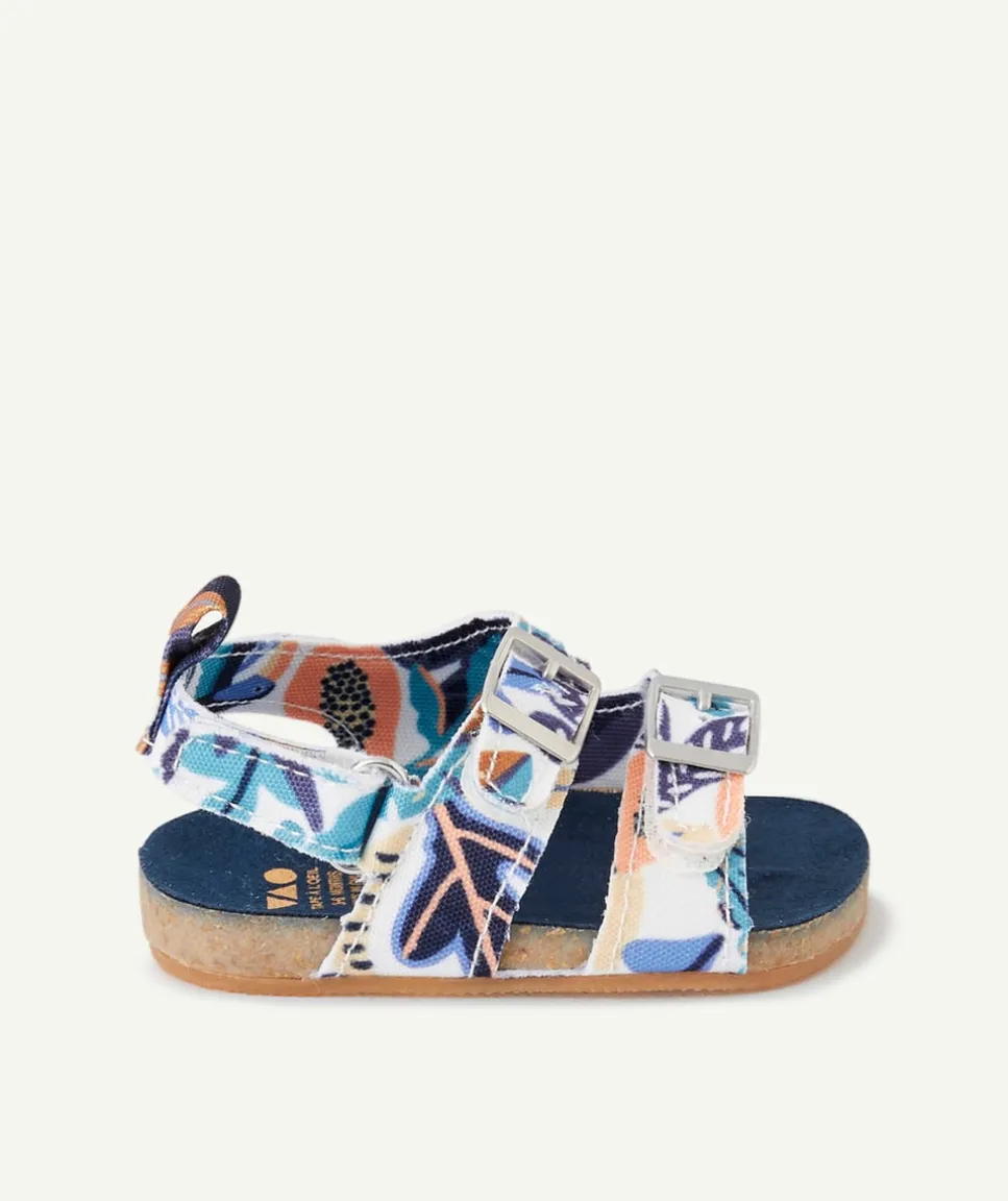 Chaussons style sandales bébé garçon imprimés