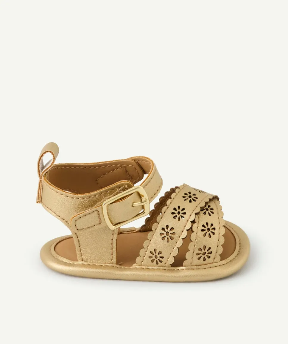 Chaussures bébé fille couleur dorée