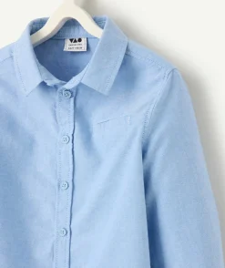 Chemise basique bleue garçon
