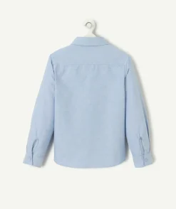Chemise basique bleue garçon