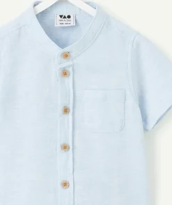 Chemise bébé garçon bleu
